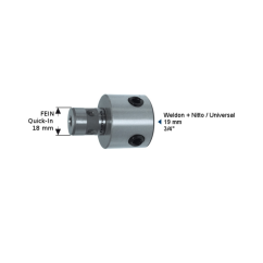 Adaptér Fein Quick-In 18 mm, 6,34 mm