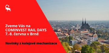 Zveme Vás na Dny kolejové techniky 7.-8. června do Brna