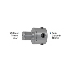 Adaptér Weldon 19 mm Quick-IN 1, 18 mm