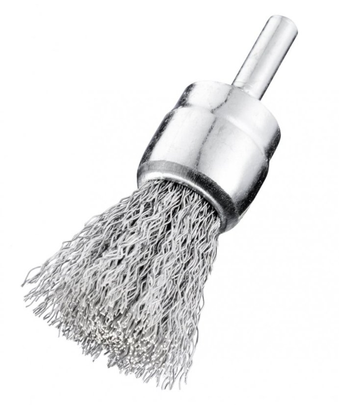 Štětcový kartáč kadeřavý - nerez (P)
