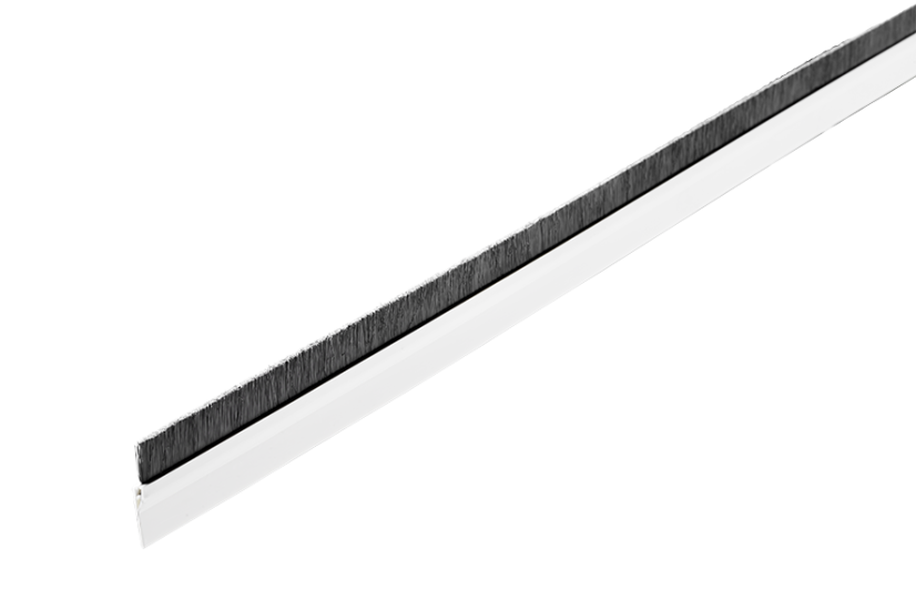 Samolepící těsnící kartáčová lišta na dveře PVC, délka 1 m