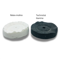 Látkový leštící kotouč průměr 125 mm