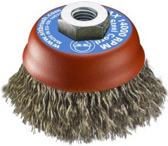 Hrncový kartáč kadeřavý - ocel Liz, průměr 80 mm (T80 Liz)