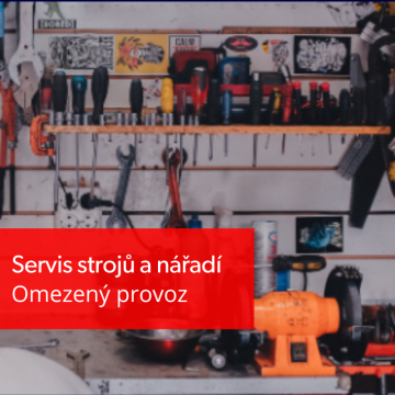 Omezený provoz servisu 17.-31.8.2023